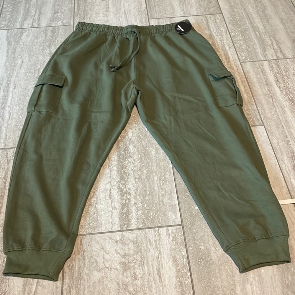 Julie &Joy 2X Green long pants
